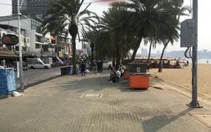 Pattaya Beach  Road Walkway