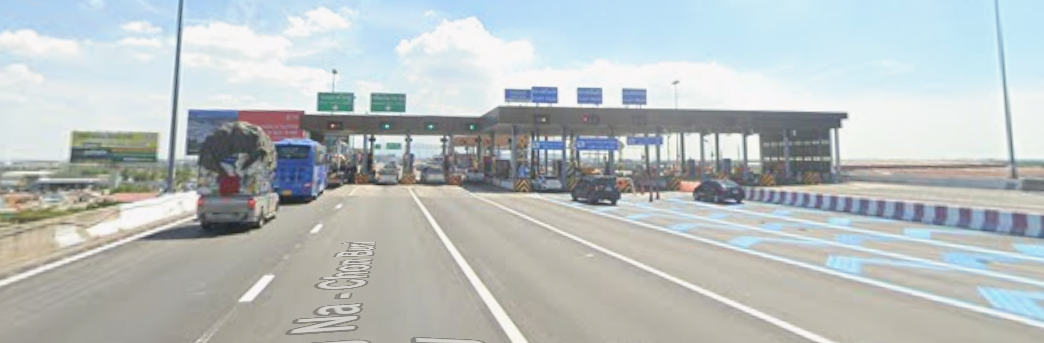 First Toll Booth South of Suvarnabhumi Airport