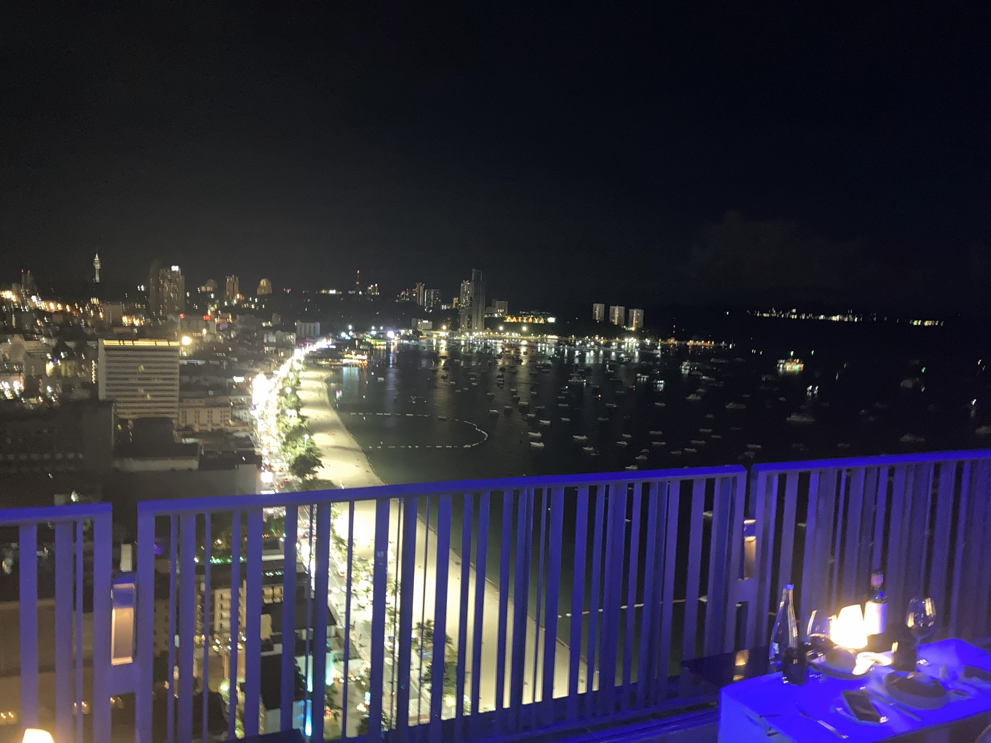 Pattaya Horizon Bar View at Night