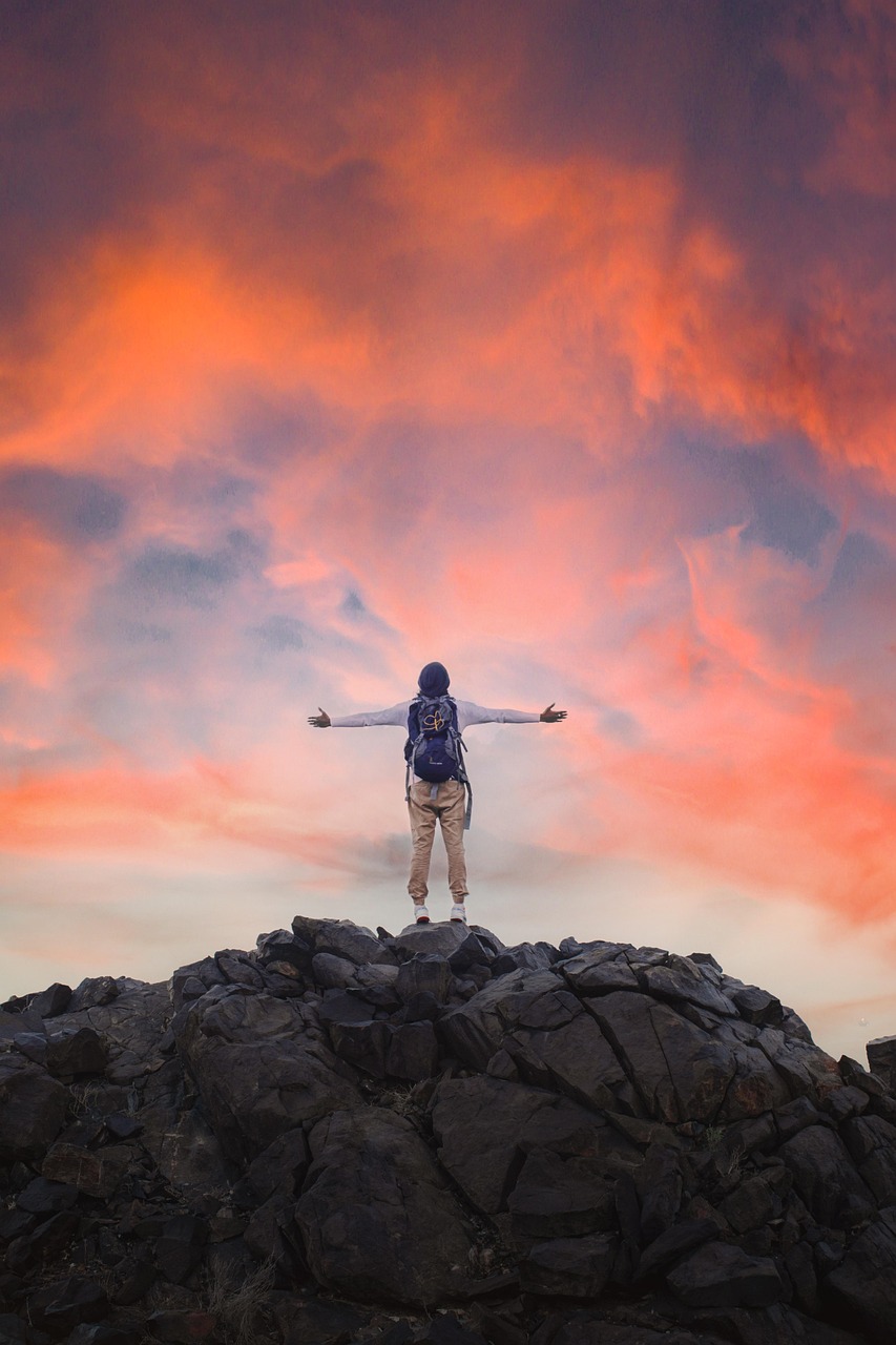 Man Traveling Alone from Pixaby
