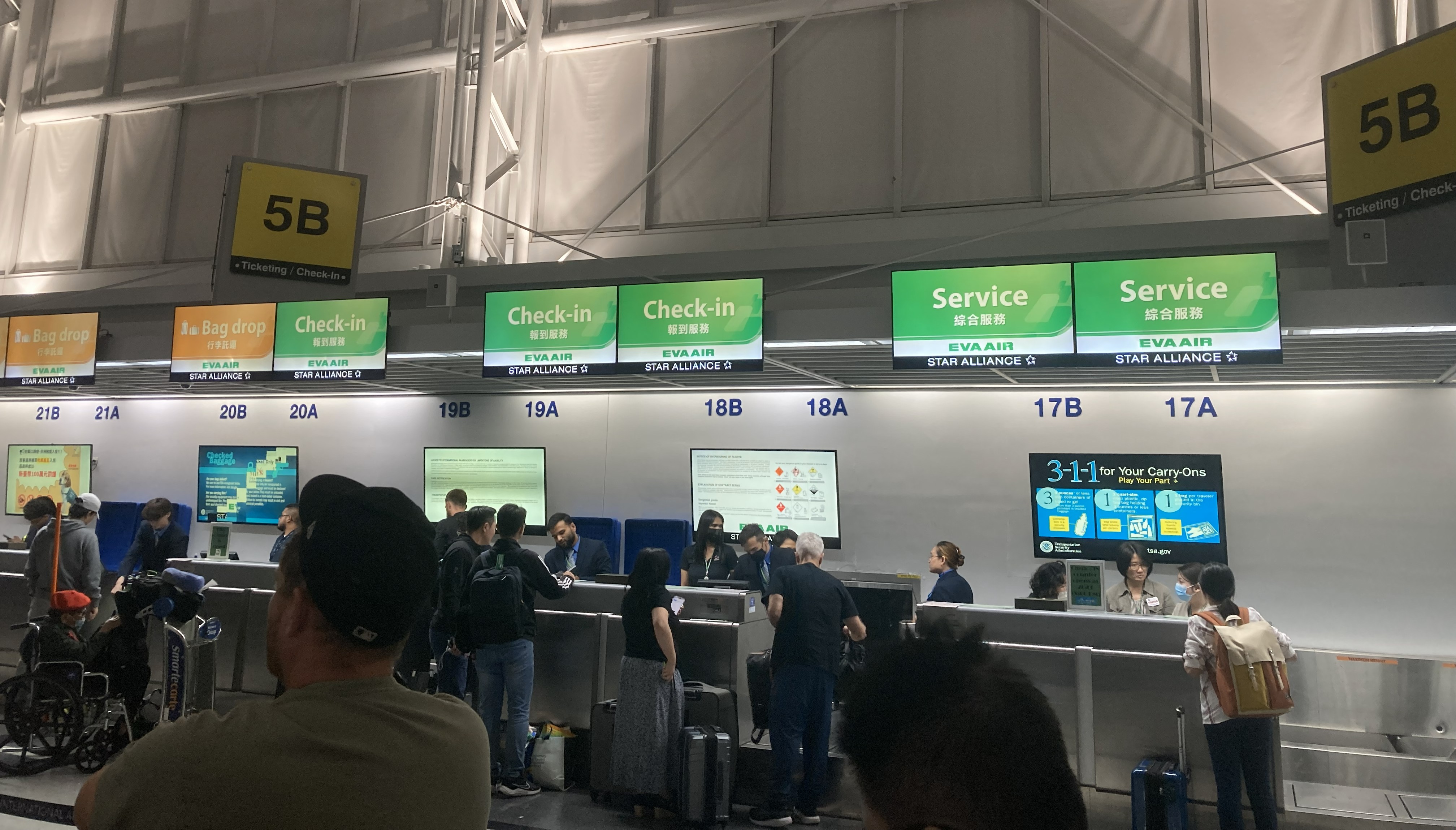 O-Hare Airport Check in Counter