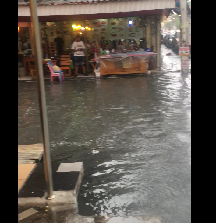 Pattaya Street Flooding November 2022