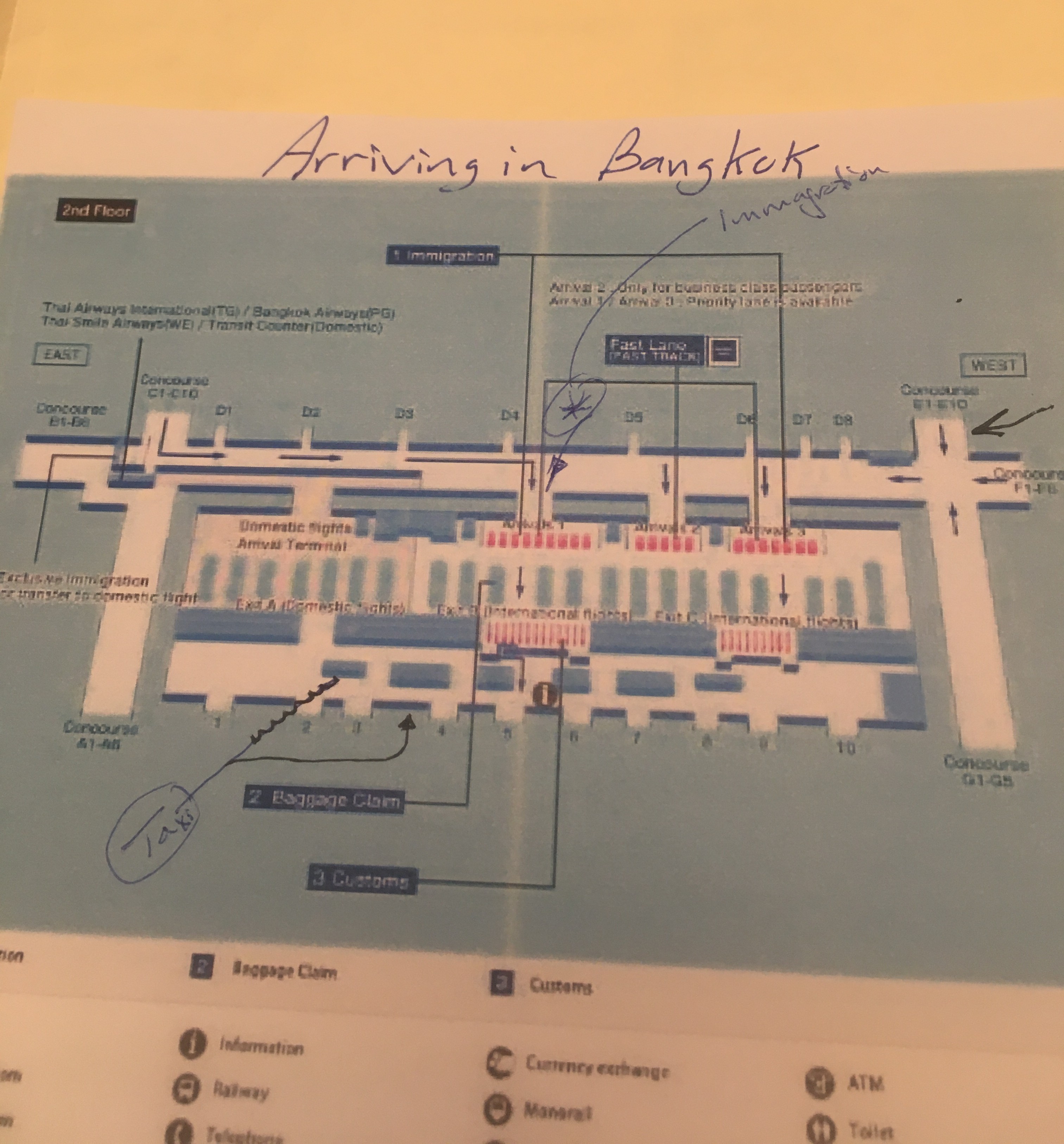 Suvarnabhumi Airport Map