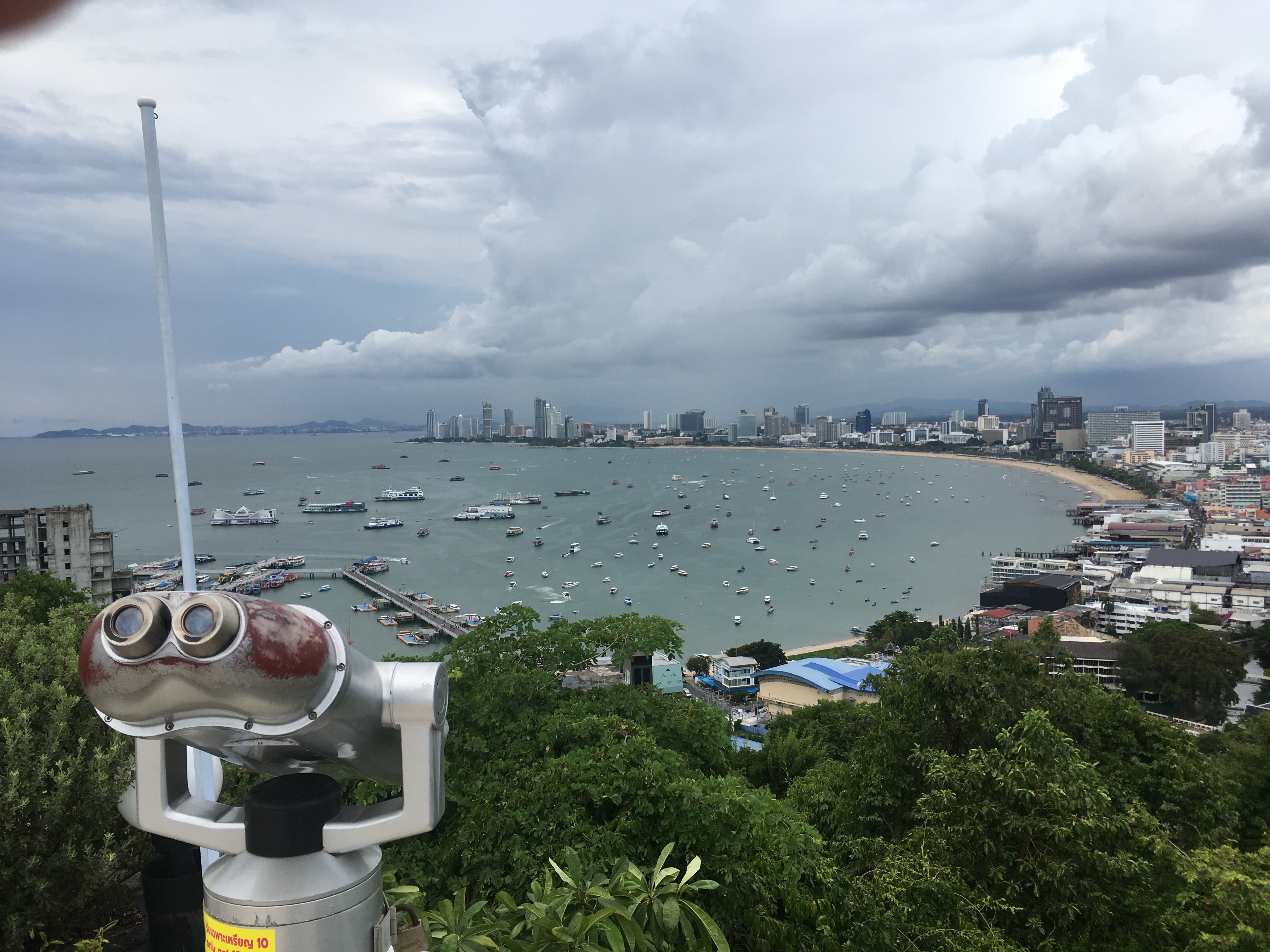 City from Mountain Viewpoint